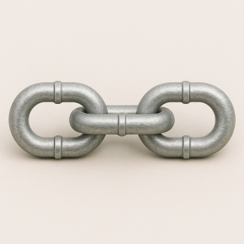 Цепь круглозвенная с буртиком Б2-6х42 в наличии в Северодвинске