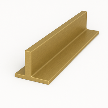 Латунный профиль Т-образный 13 мм ЛС59-1 в наличии в Северодвинске