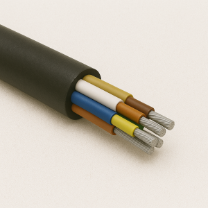 Провод контрольный ПВС 2х1,5 черный в наличии в Северодвинске