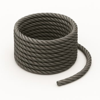 Канат одинарной свивки оцинкованный (С) 6,2 мм ГОСТ 3062-80 в наличии в Северодвинске