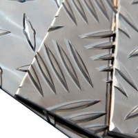 Лист нержавеющий рифленый квинтет 0.8х1250х2500 мм AISI 316