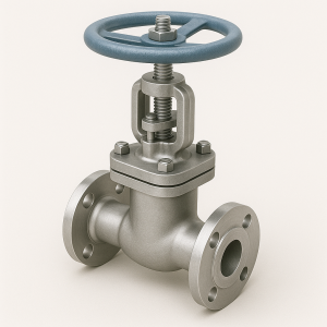 Задвижка нержавеющая фланцевая Ду 150 Ру 16 в наличии в Северодвинске